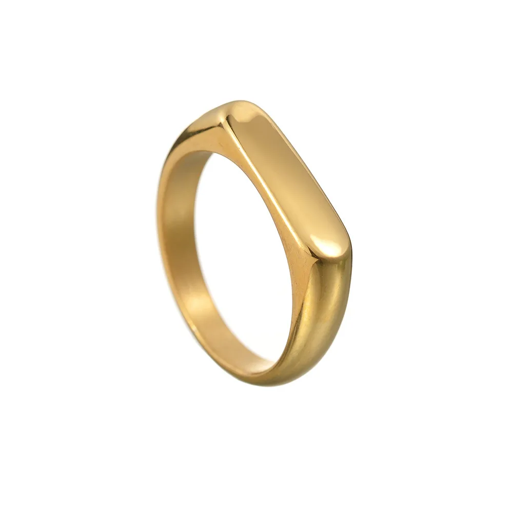 Women's 316L Stainless Steel Minimalist Smooth Ring
