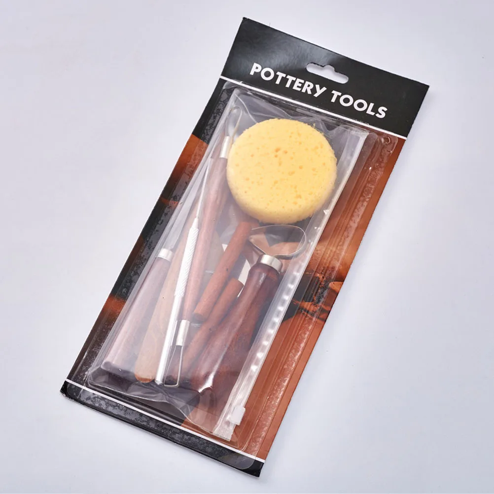 

9pcs Clay Sculpture Tools Pottery Art Diy Kit For Sculpting Air Dry Polymer Clay Creative Craft Supplies Ceramic Modeling Tools