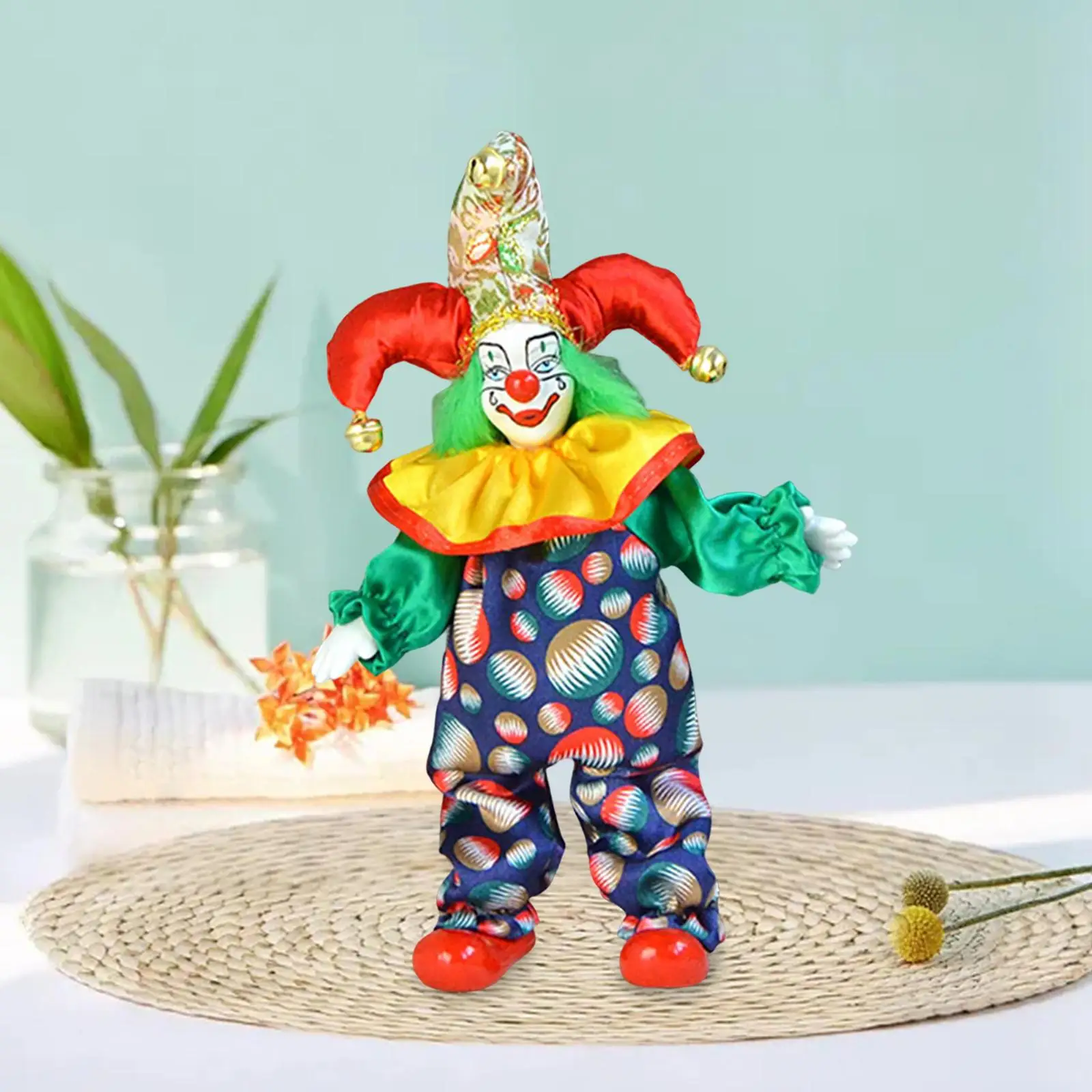 

Забавная фигурка клоуна, декор, 25 см, для дня рождения, новоселье