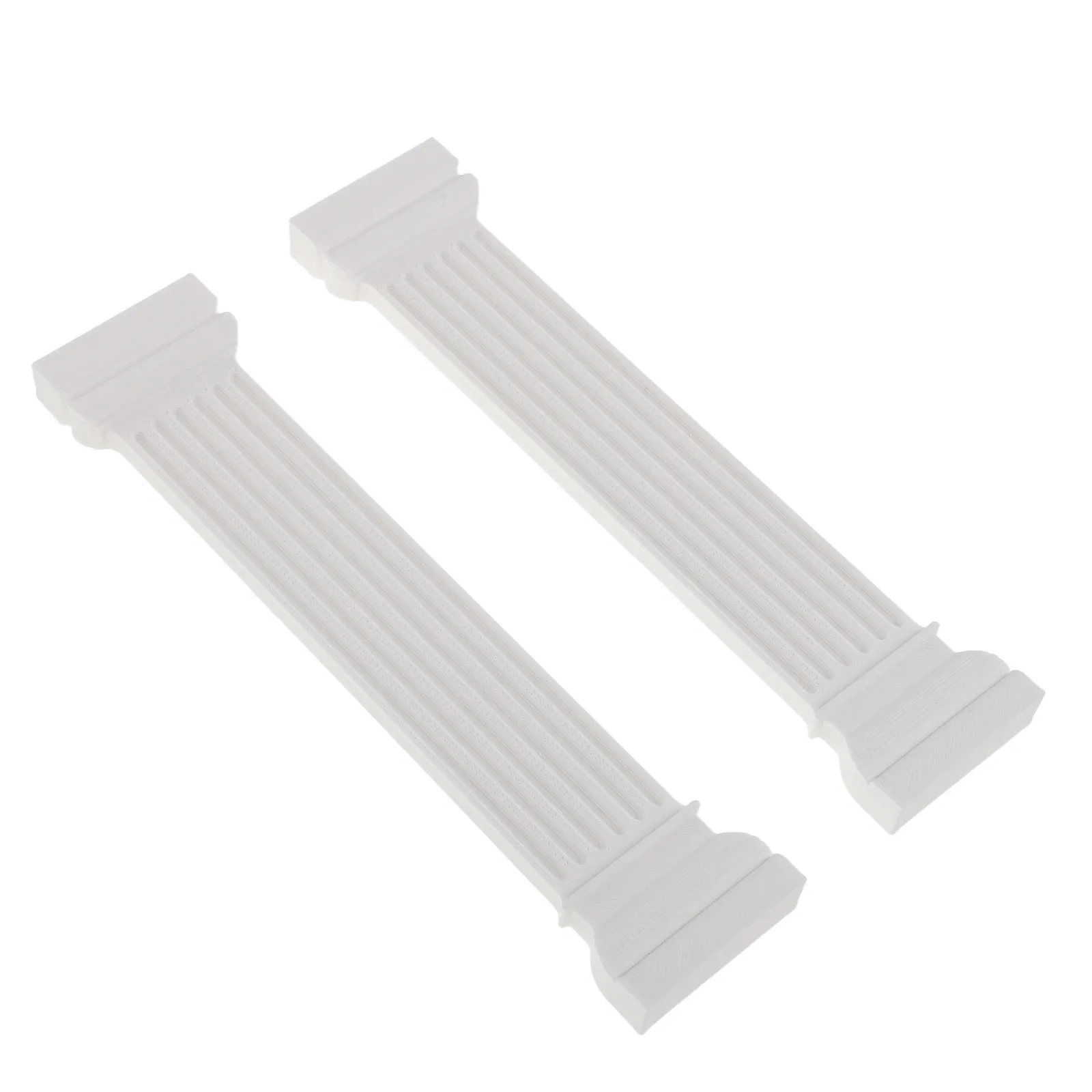 Mini Roman Column Statues 2 Pack Plastic Dollhouse Decor Micro Landscape Garden Room Table Accessories