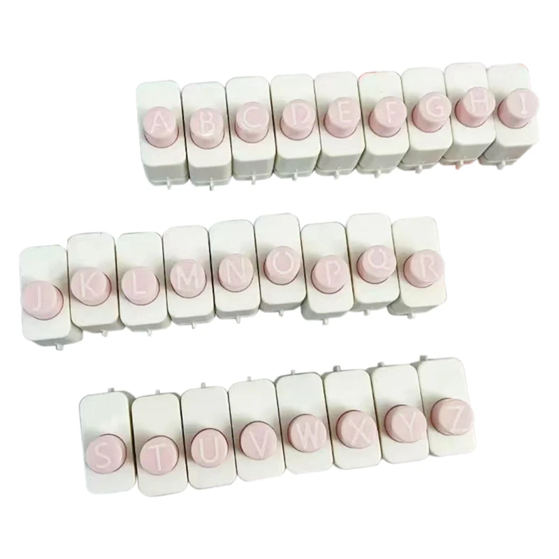 

AA01-26-Насадка для станка для тиснения букв, ручная книга «сделай сам», комбинация для штамповки букв, используемая для ручного изготовления.