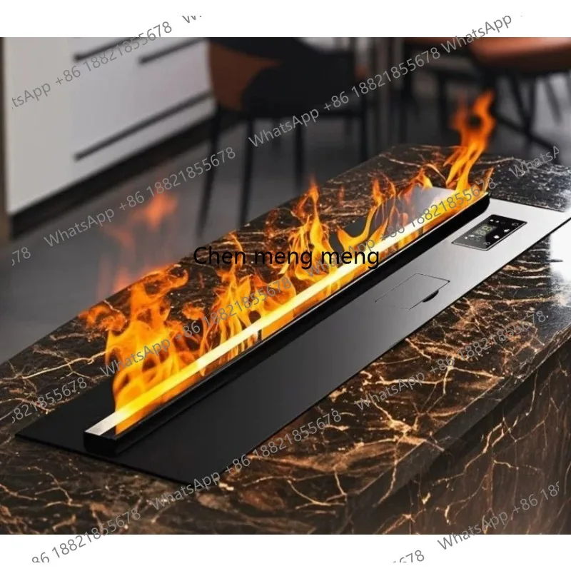 Fireplace decoration humidifier Home TV cabinet Background embedded simulation Flame customization
