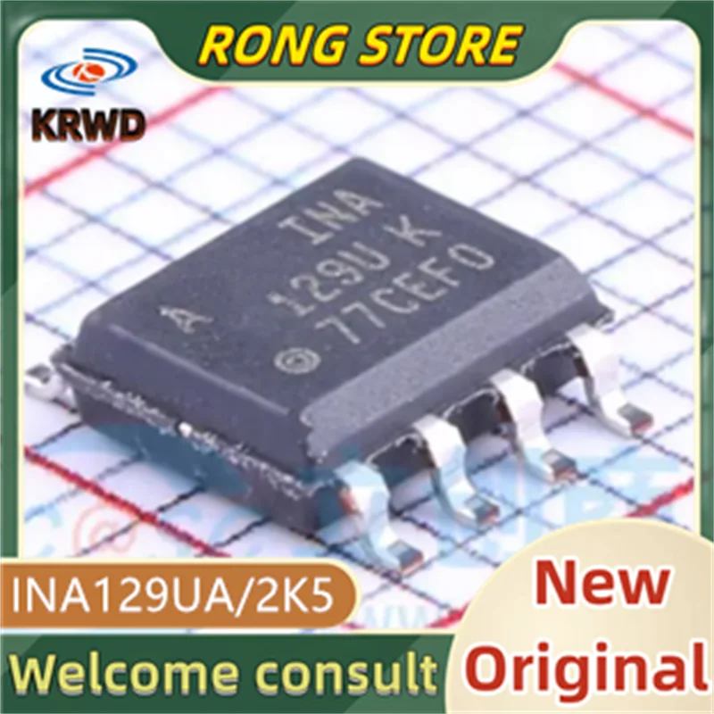 5PCS INA129UA K New and Original INA129UA/2K5 INA129U INA129