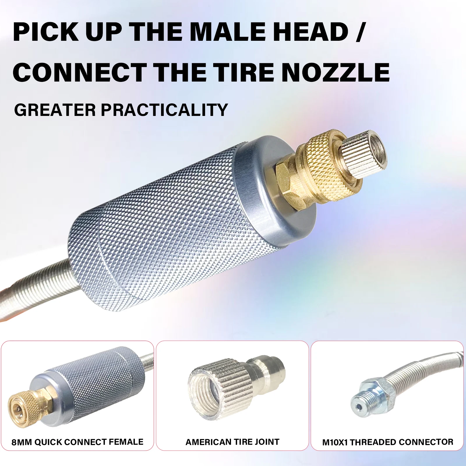 NUOGE 4Stage 30mpa 4500Psi PCP Hand Pump High Pressure Operated HPA Tank Hunting Car Bicycle