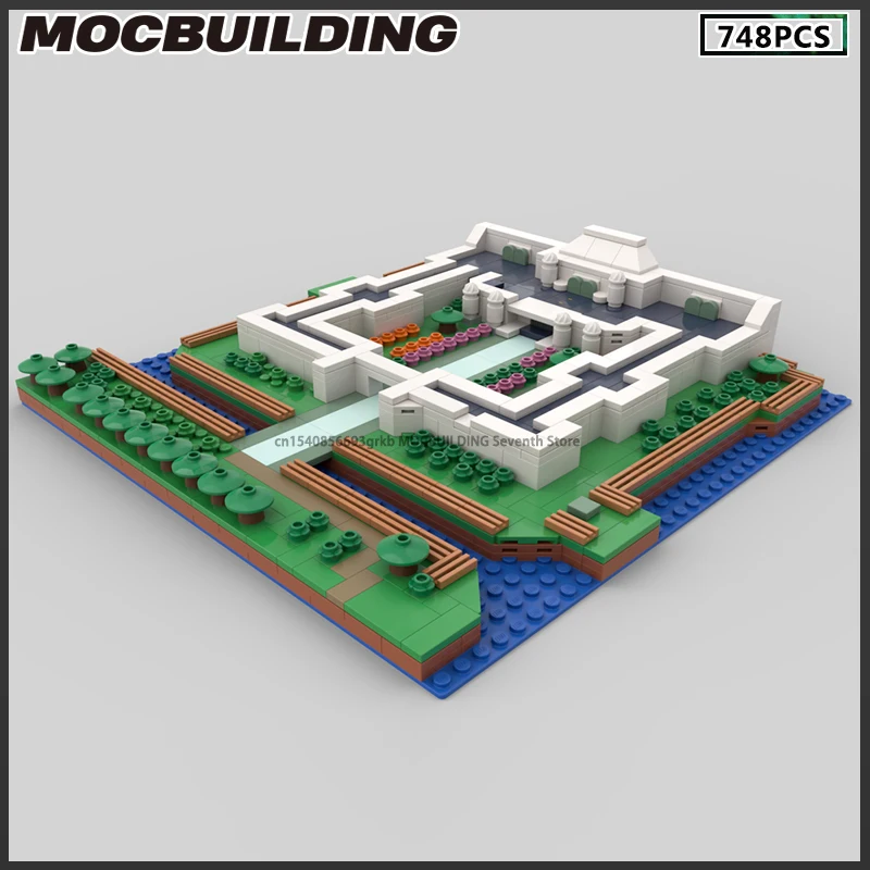 Blocs de construction MOC, série de jeux classiques, scène de carte de château, ensembles d'exposition de Collection, jouets, briques d'assemblage à monter soi-même, cadeaux créatifs