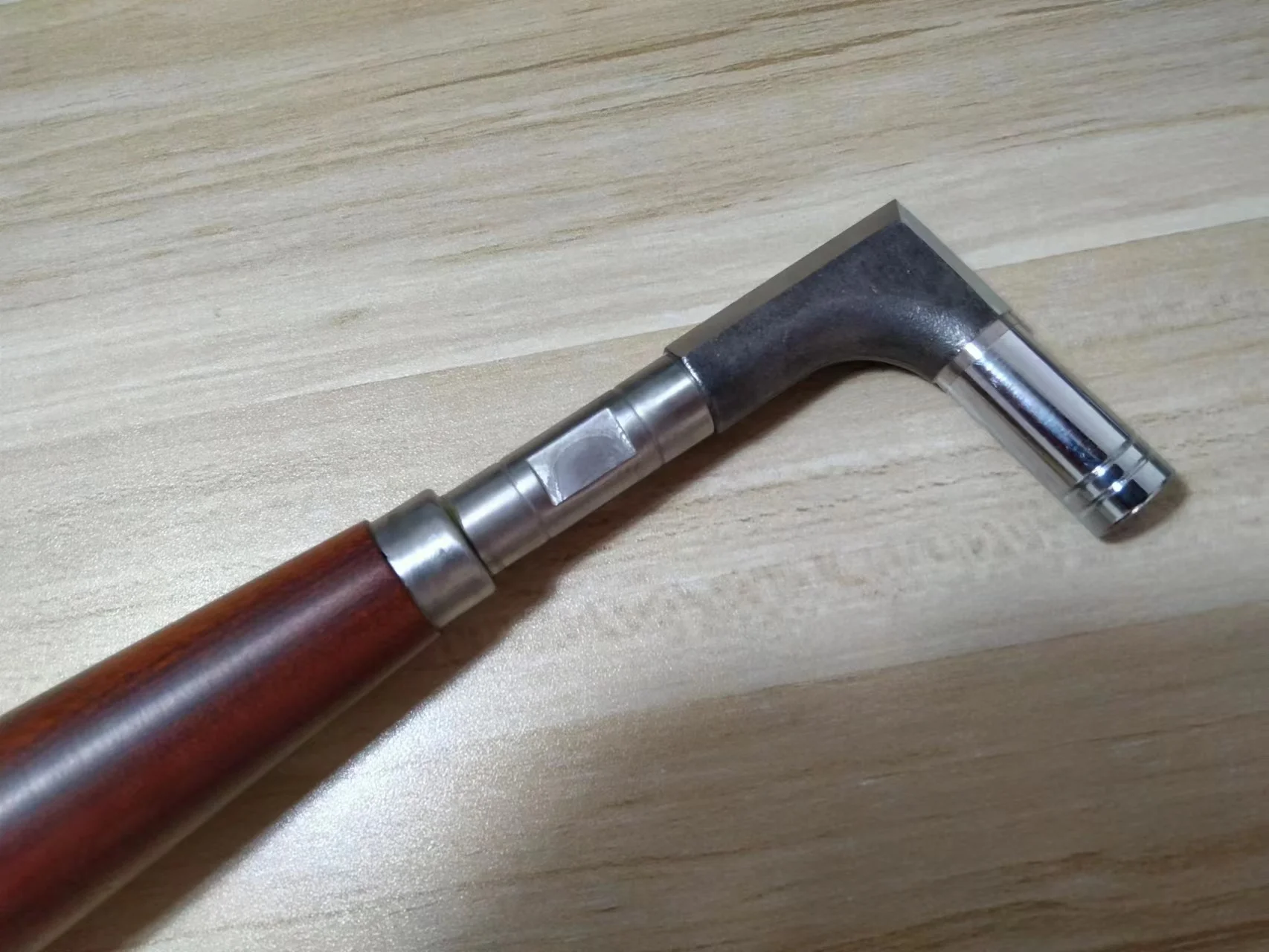 1PC Quality Piano Tuning Hammer with 2# Tip Octagonal Core Rosewood Handle NOT Telescopic