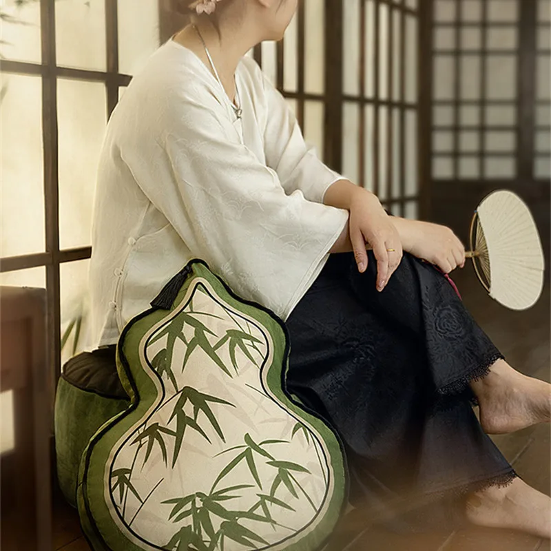 Creative Stuffed Pillow for Home Decoration, Decorative Cushion, Sofa Pillow, Chinese Style, Office, Lady, Dorm, Car Decor, Vint