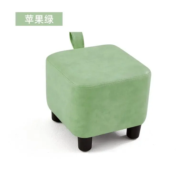 

Cute Small Stools for Household Use Small Stool Living Room Furniture Shoe Changing Footstool Square Ottomans for Sitting Bench