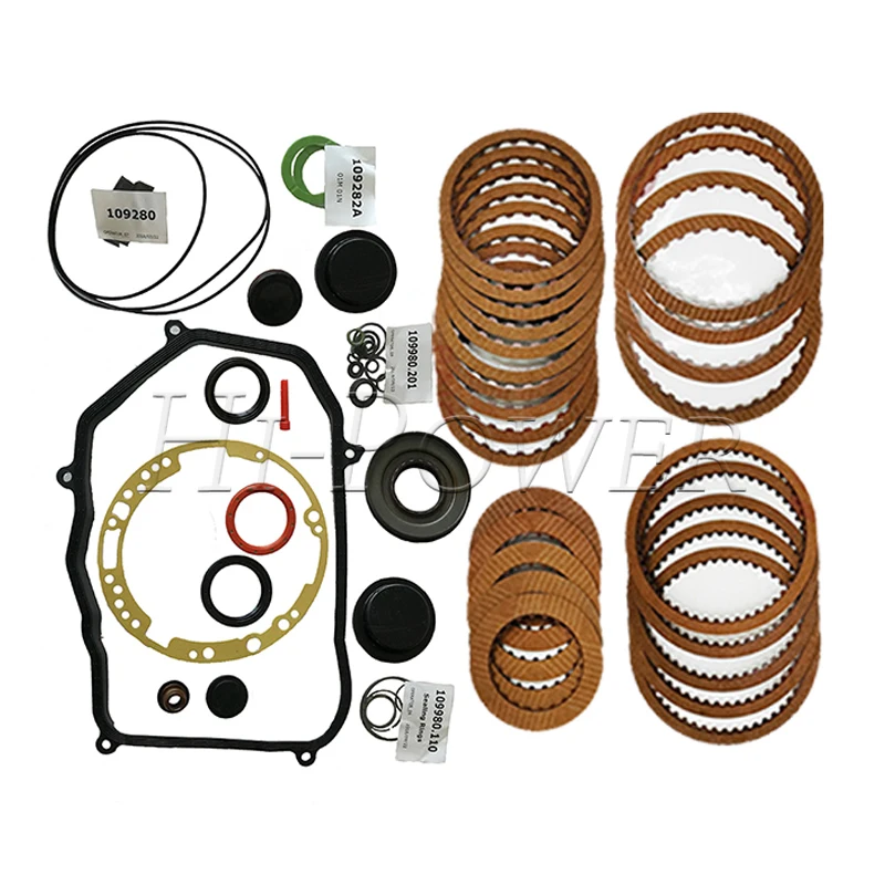 Friction Disc Plate 01N Auto Transmission clutch Oil seal overhaul Repair Kit Gasket For VW Jetta Car Gearbox Clutch Disc Kit