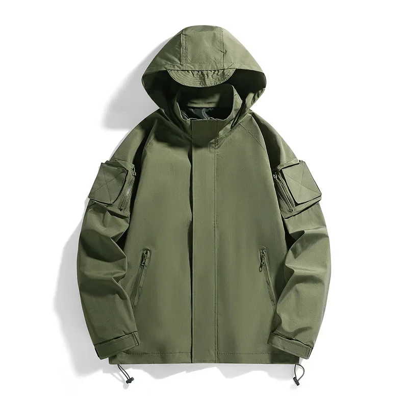 

Storm Jacket Spring and Autumn New Men's Leisure Fashion Outdoor Mountaineering Sports Windproof Rain Trend All Match Jacket