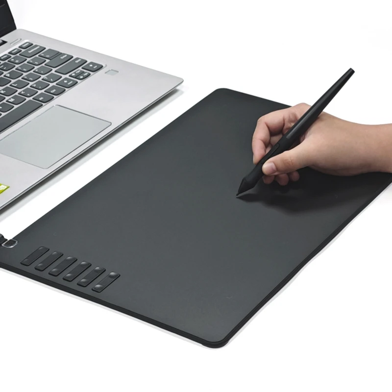 Graphics Drawing Tablet Ultra-Thin Art Tablet 10 Express Keys With 20 Pen Nibs 8192 Levels Pressure For Drawing Writing