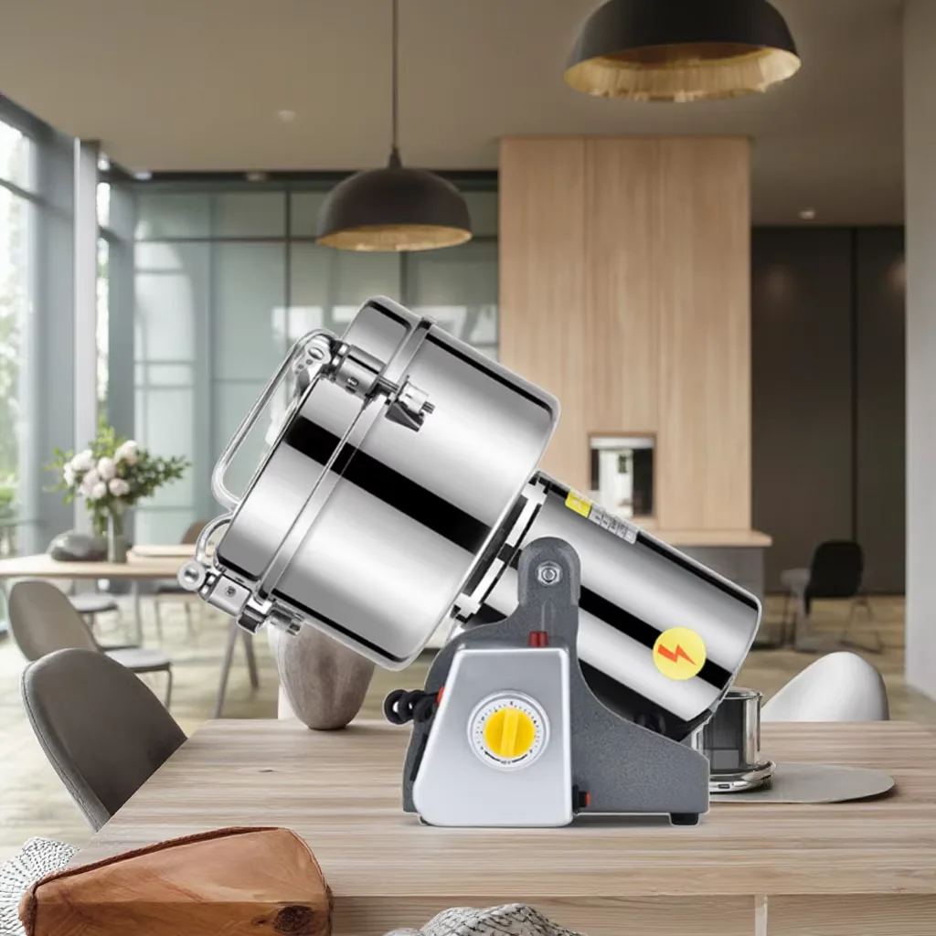 2500 جرام الطب المنزلي كسارة الدقيق مطحنة الطعام الجاف مطحنة ماكينة الطحن Gristmill الحبوب القهوة الأطعمة الجافة الأخرى المنزلية