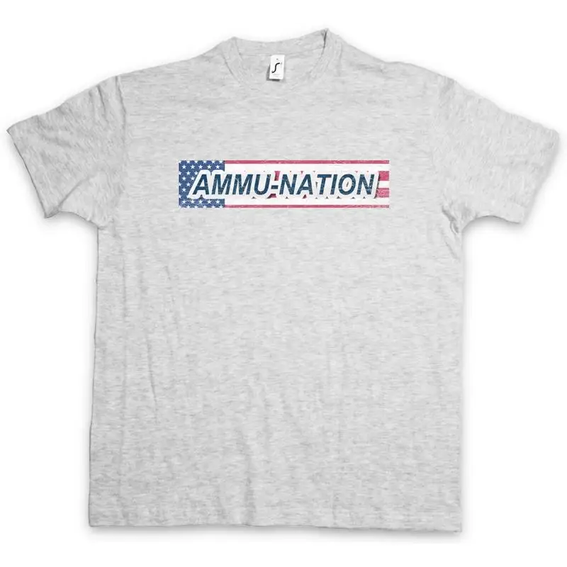 AMMU NATION LOGO T shirt Video PC Game Gun Shop Insignia Symbol