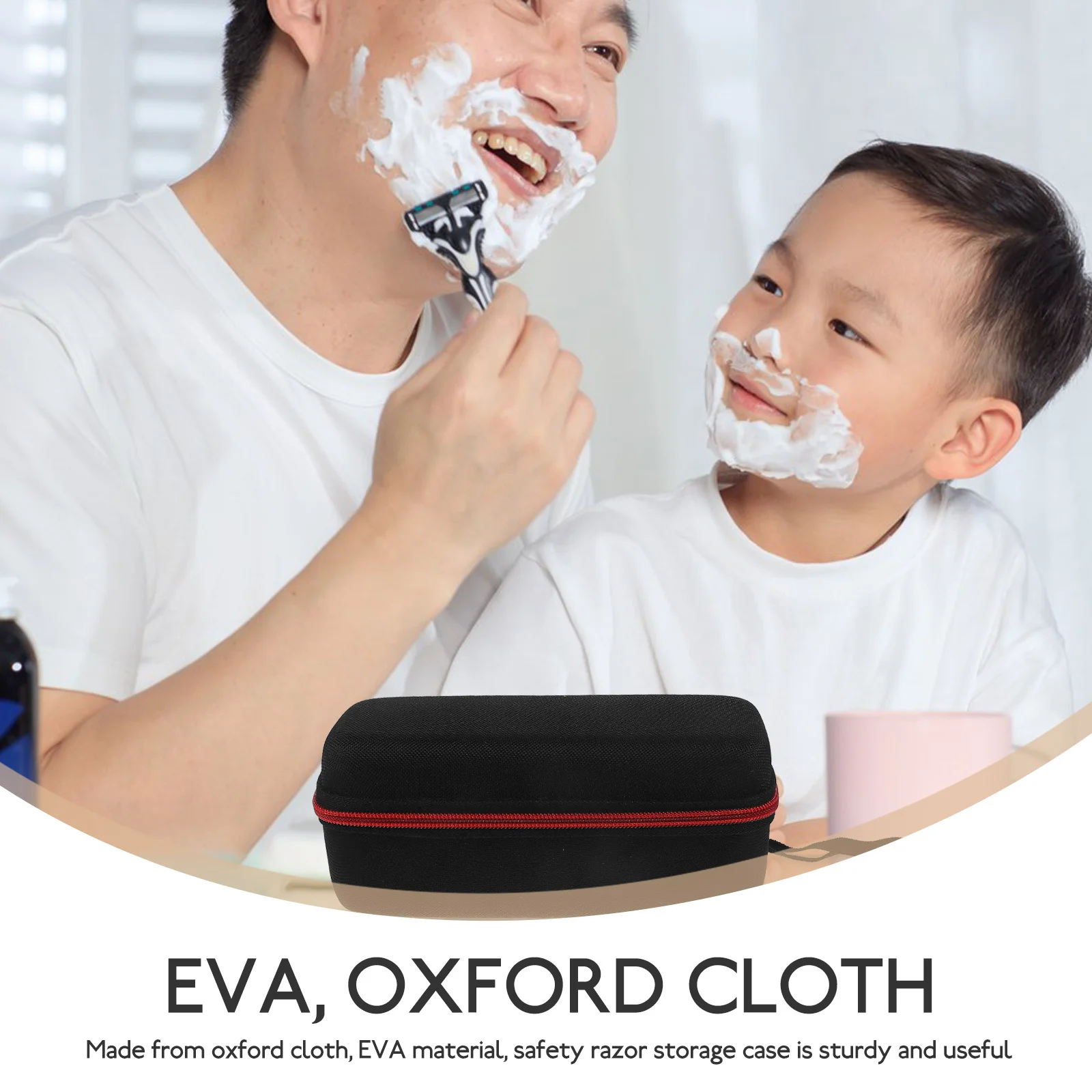 حافظة واقية من قماش أكسفورد مادة إيفا حقيبة تخزين ماكينة الحلاقة للسفر حقيبة حمل آمنة محمولة للحلاقة #5