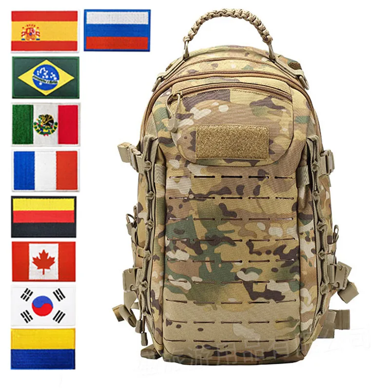 

Military Training Tactical Backpack Men Travel Bag Outdoor Fitness Army Fan Dragon Egg Rucksack Male Camouflage Mountaineering B