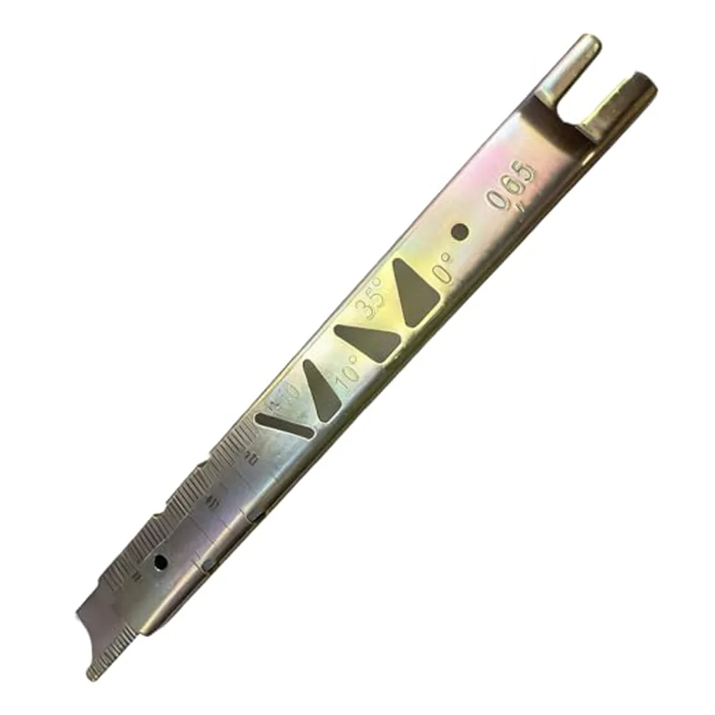 Tooth Limiting Tool Chain Depth Gauge Metal Construction Accurate Measurement Top Plate Angle Check For Chainsaw Sharpening