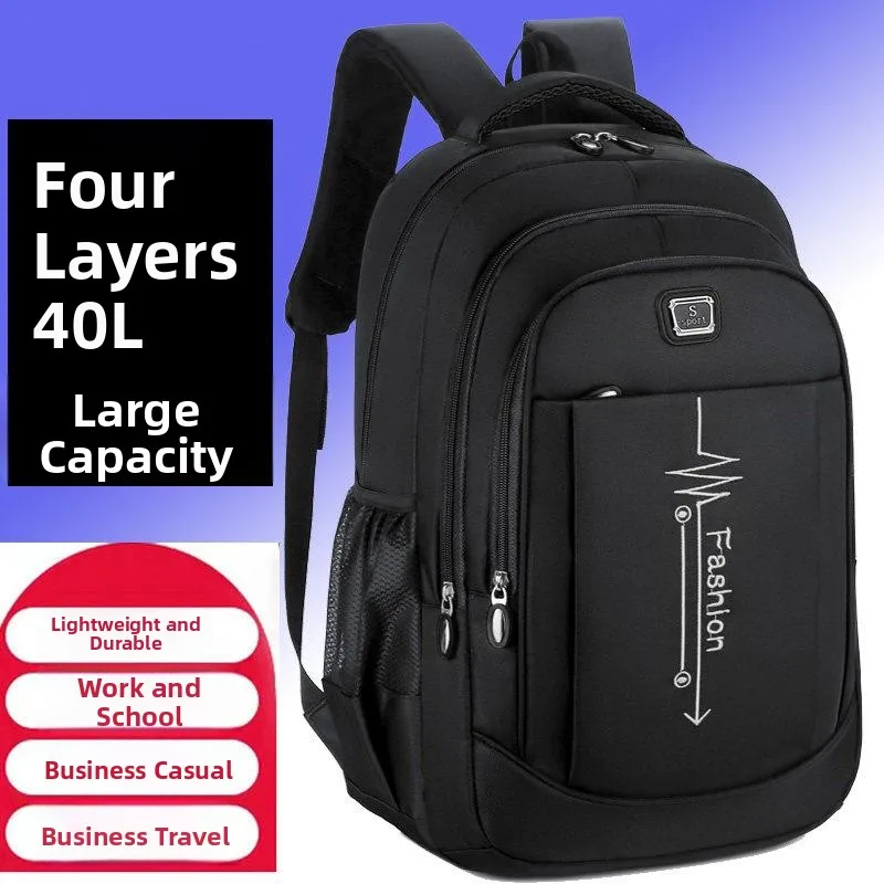 Large Capacity Casual Travel Backpack for Men And Women Suitable for High School And College Students Business Leisure Comput...