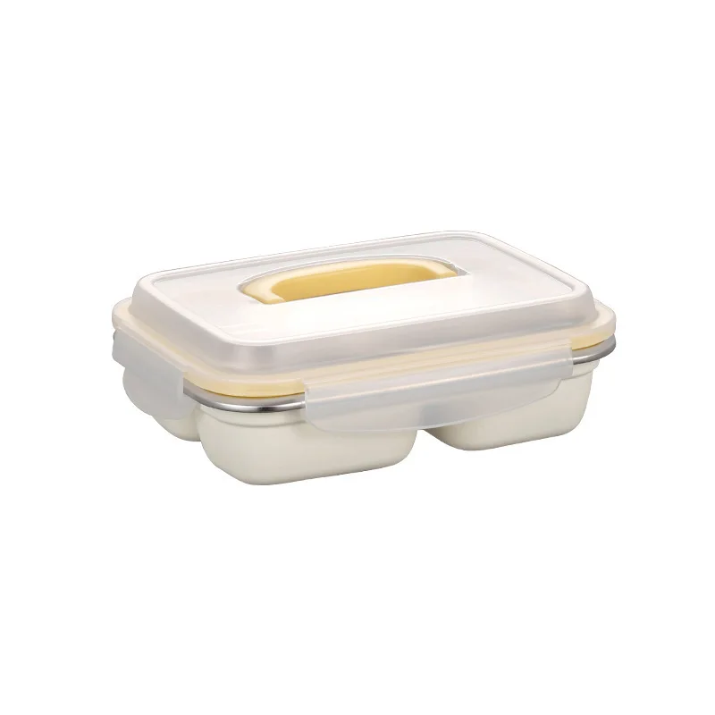 

LTT is divided into three compartments, bento box, stainless steel sealed fresh-keeping box, portable lunch box with rice.