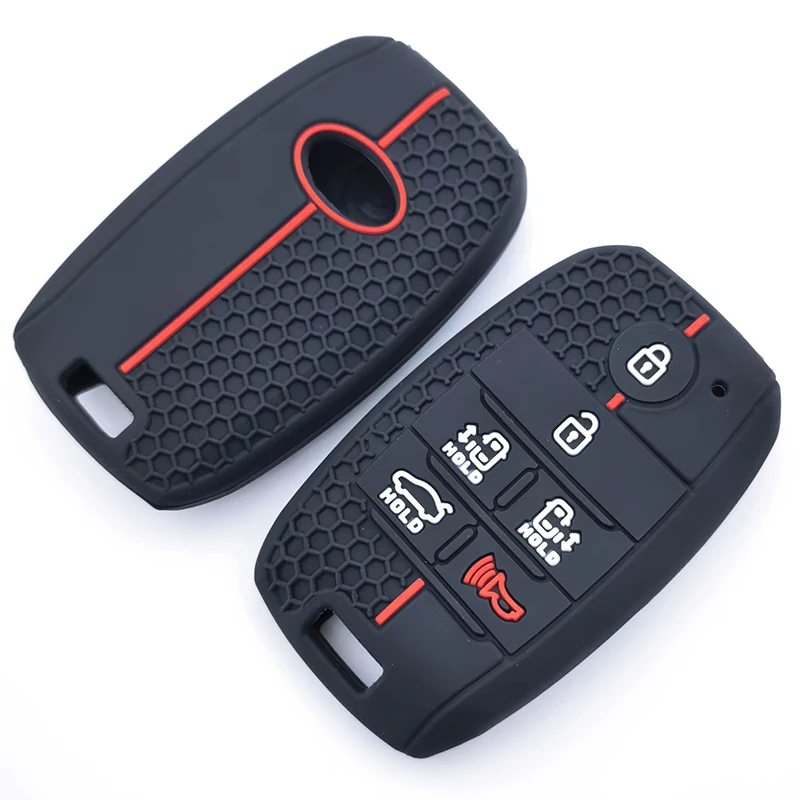 

6 Buttons Car Remote Key Case Cover Fob for Kia New Sedona Grand Carnival Snugly Sorento L580 Kia Doule Carnival Accessories