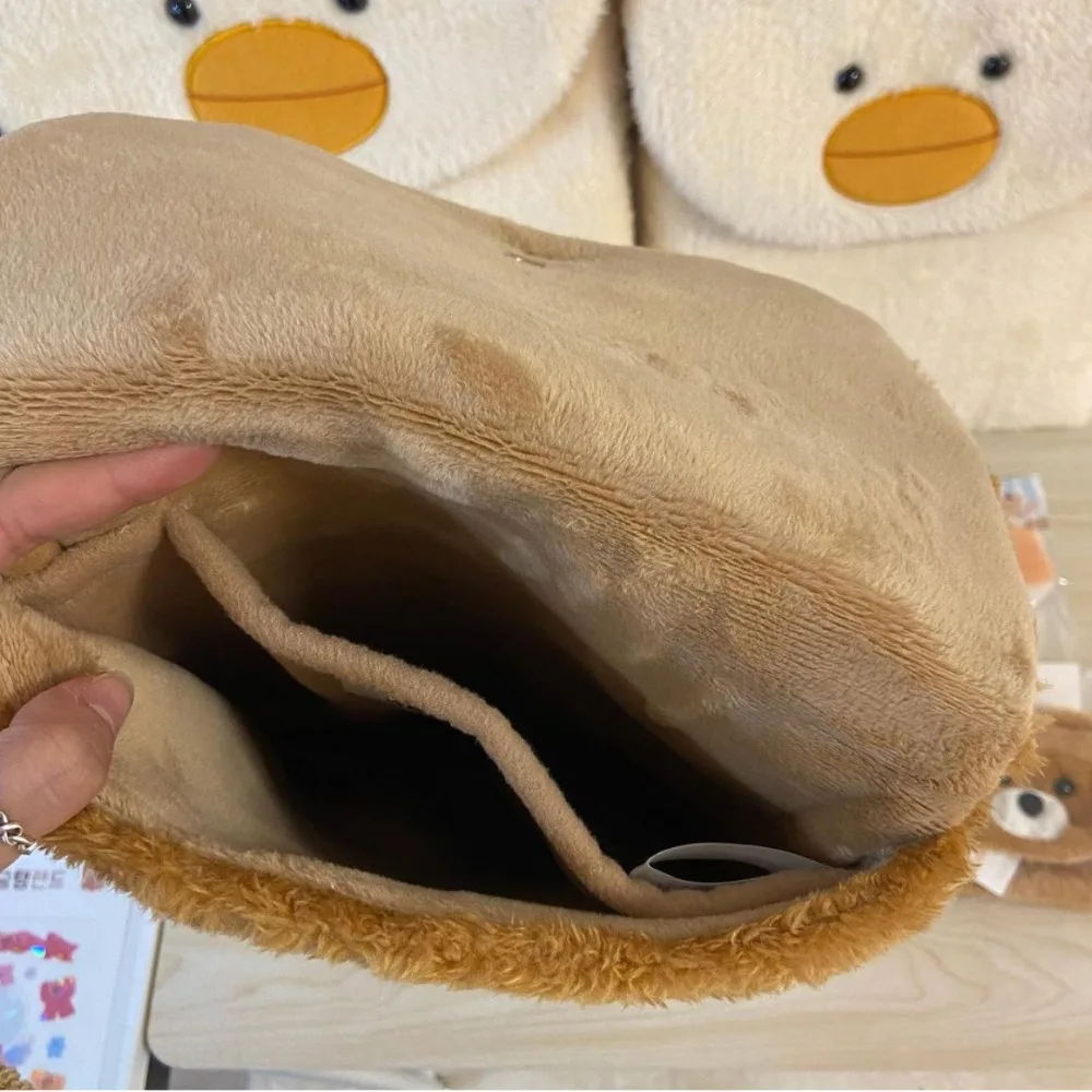 حقيبة كمبيوتر جديدة من القطيفة على شكل حيوانات كرتونية محمولة ذات سعة كبيرة حقيبة تخزين iPad حقيبة تخزين للكمبيوتر اللوحي اللطيفة #3