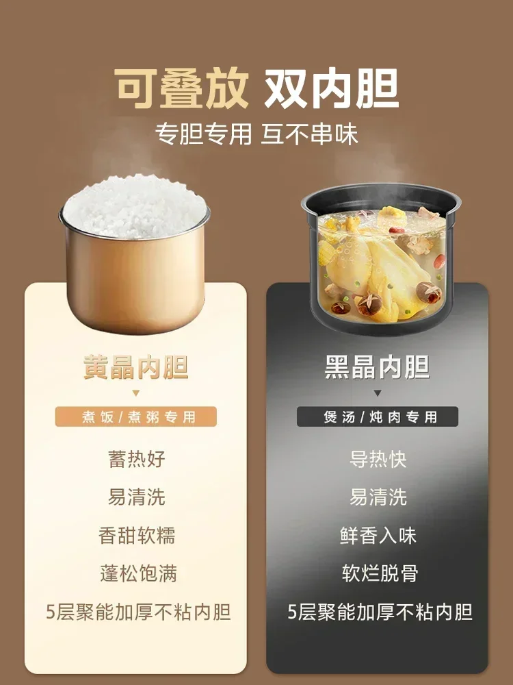 Electric Pressure Cooker. Household. Rice Cooker. Automatic Intelligent. Multifunctional Soup Pot Pressure Cooker.