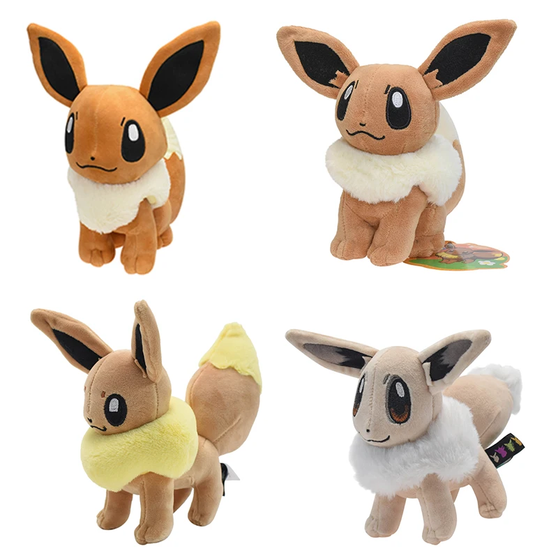 30 Styles Pokemon Eevee Plush Toys Shiny Sylveon Jolteon Glaceon Vaporeon Stuffed Dolls Umbreon Espeon Leafeon Anime Model Gifts