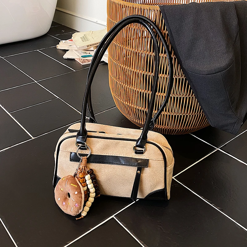 

Модные женские сумки из искусственной замши на молнии, Лидер продаж 2025, темпераментные сумки на плечо, распродажа, универсальные милые женские сумки