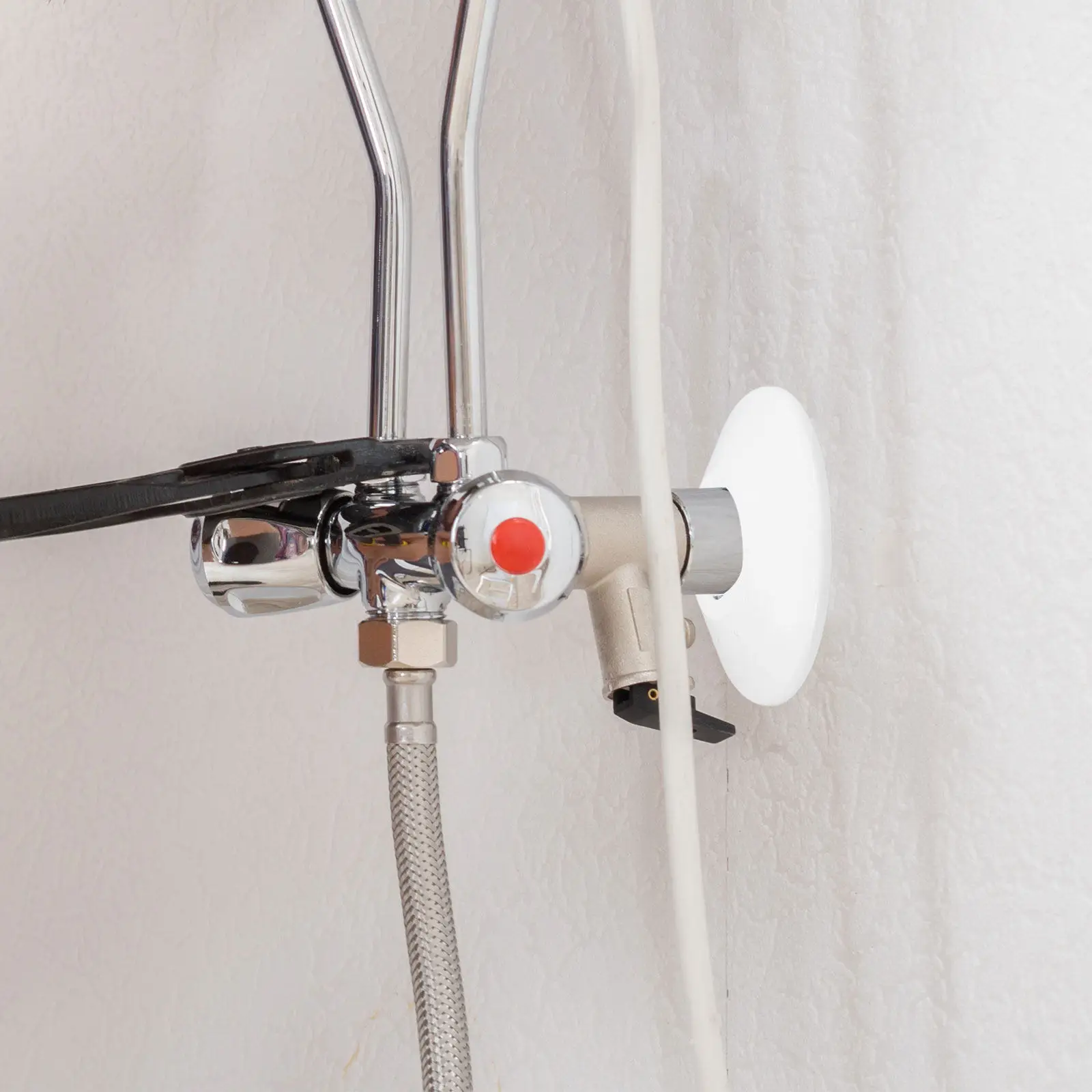 

10 шт. декоративных пластиковых колпачков для труб, маскирующих клапаны и краны, для ванной комнаты, радиаторов, сантехнических фитингов