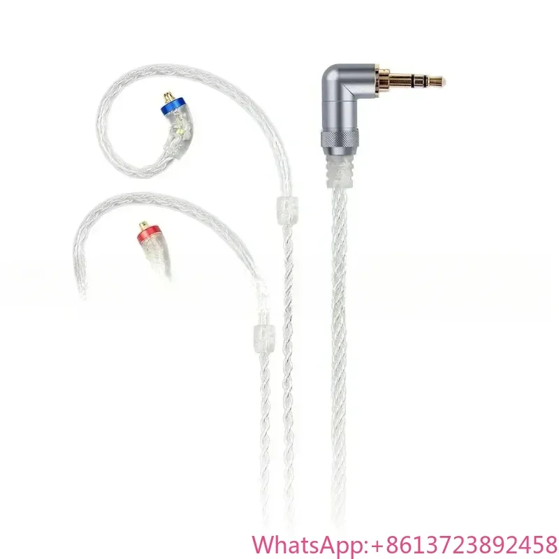 LC-3.5BS/2.5BS Short High-Purity Copper-Plated Silver Standard MMCX 3.5/2.5Mm Connector Headphones For//FiiO