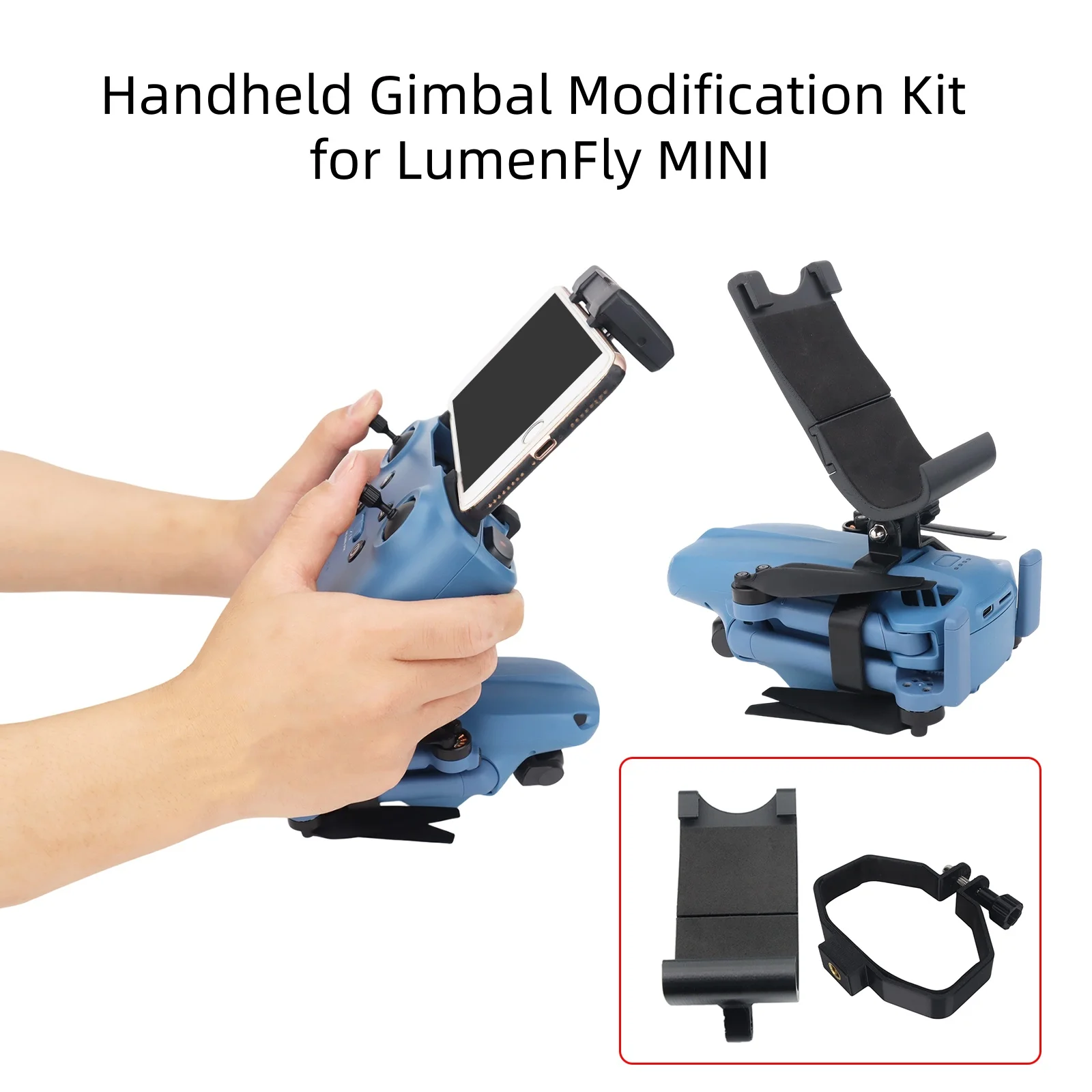 

For LumenFly MINI Handheld Camera Modification Kit Remote Control Mounting Bracket Adapter Accessory