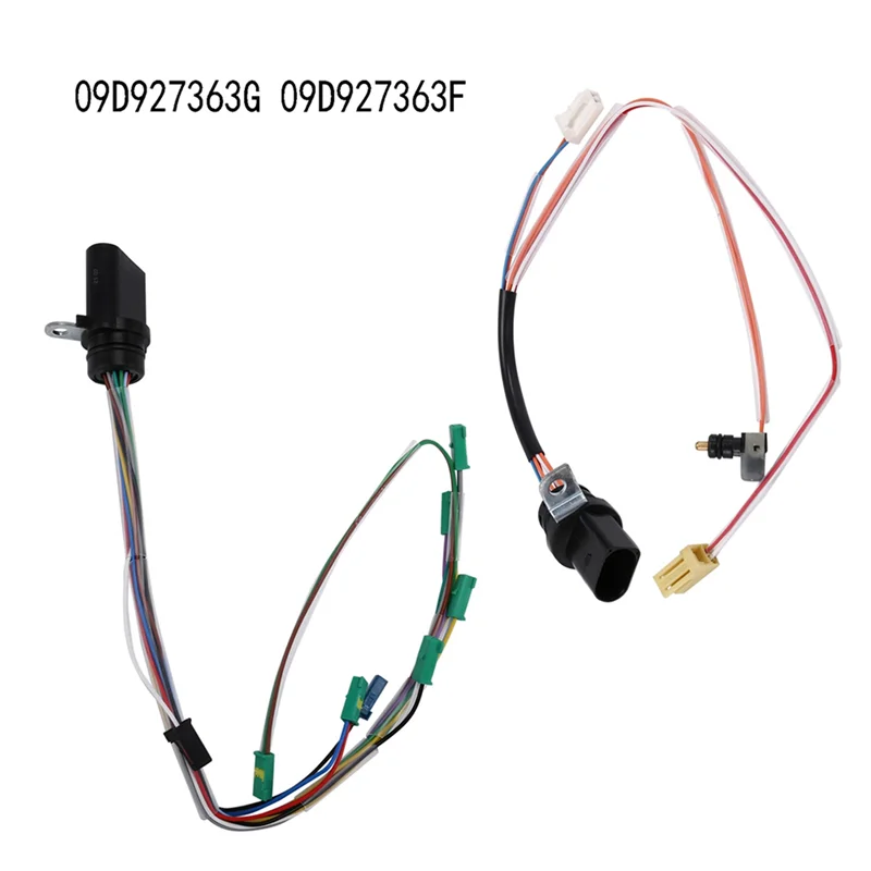 

4PCS 09D927363G 09D927363F 09D 6Pins 14Pins 6 Speed Transmission Gearbox Internal Harness For Q7 VW Touareg
