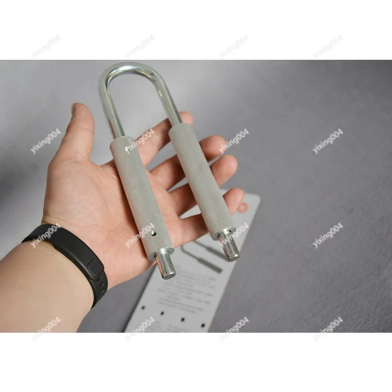 U-Shape Hand Gripper Exerciser, Adjustable Resistance Muscle Strengthener for Daily Fitness Training