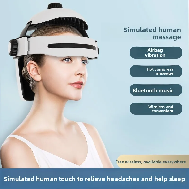 Intelligent electric head massager brain physiotherapy massage instrument helps sleep