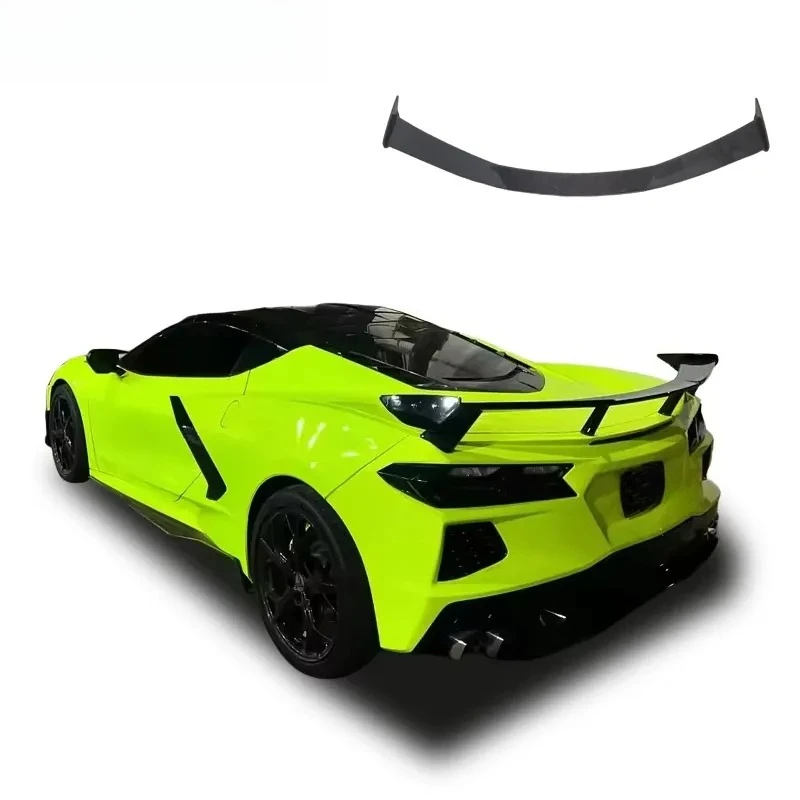 

C8 Carbon Fiber Rear Wing Fits 2020+ Corvette C8 Modified Carbon Fiber Rear Wing Spoiler