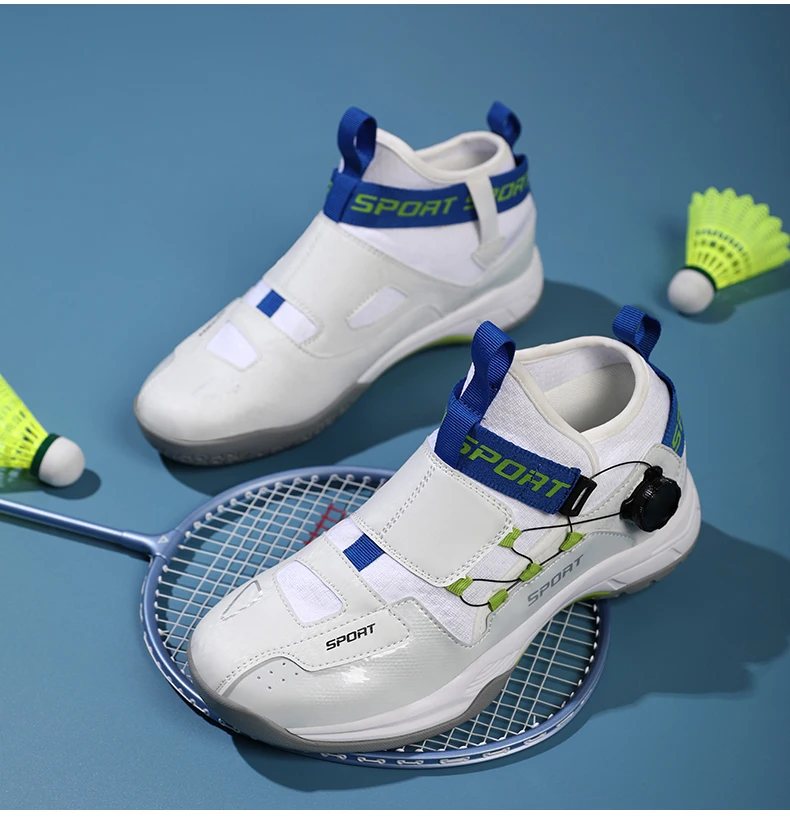 Новые профессиональные туфли для настольного тенниса, мужские и женские нескользящие туфли для бадминтона, дышащие легкие кроссовки для бадминтона
