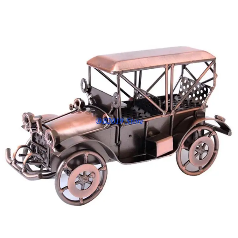 

Q0KB Iron Vintage Car Model Retro Vintage Car for Home Office Decorations Kid Toy