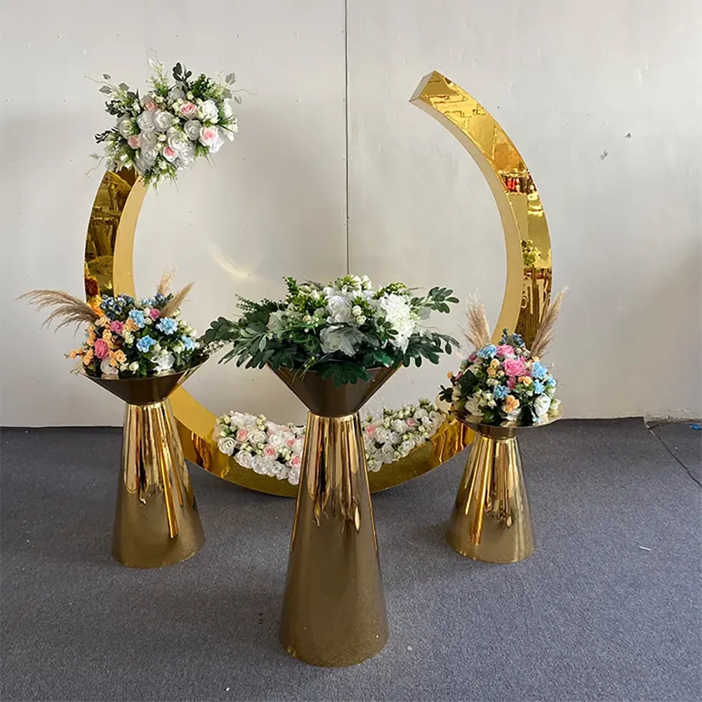 ホット販売ゴールド トリム フラワー アクリル カラフルな背 - Party Event Supplier のレビューと価格