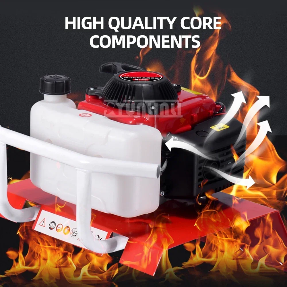 Small Gasoline Tiller Farm Agriculture Rotary Tillage Machine Loosening/trenching/weeding/fertilizing/turning Soil Cultivator