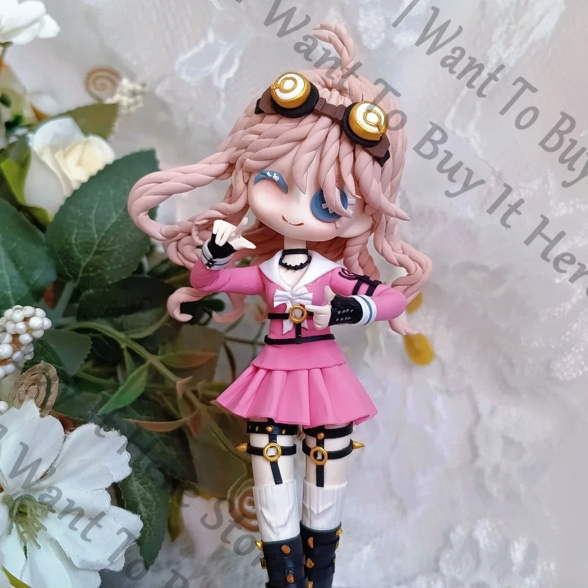 Anime Danganronpa Miu Iruma Identity Ⅴ Anne Lester Cosplay Desenho Animado Artesanal Kits de Garagem Figuras Modelos Kit de Adereços Presente para Fãs