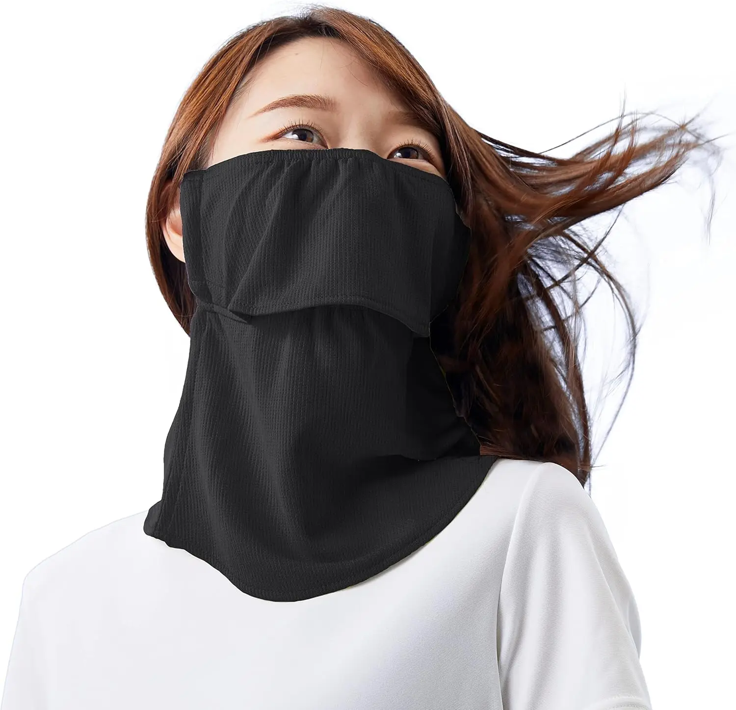 

UV Sun Protection Mask for Face & Neck, Hook and Loop Closure, Standard Size