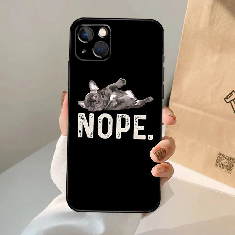 الفرنسية البلدغ الكلب قضية الهاتف آيفون 17 الهواء 16 15 14 13 12 11 برو ماكس 12 13 mini 15 16 زائد 16e غطاء كوكه #2