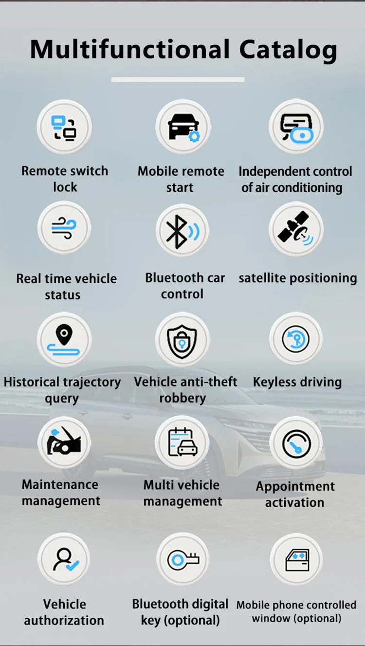 Handy Fernstart Großhandel Auto Alarme System Sicherheit mit Bt Smartphone App Upgrade Auto Alarm OEM