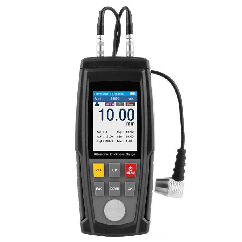 

WT100A/130A Ultrasonic Thickness Gauge Meter Tester Battery Digital Width Measuing instruments Ultrasonic Thickness Gauge