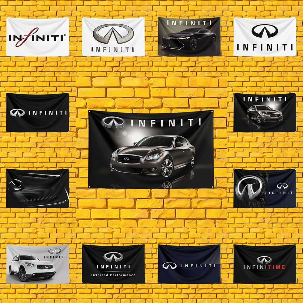 Japanese Premium Sport Coupe Vehicle Flag 3x5 FT 90x150cm Polyester Wall Hanging For Workshop Decor Car Lover