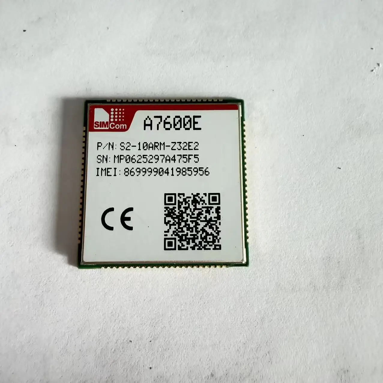 

Оригинальный модуль SIMCOM A7600E LTE Cat1 (LCC+LGA, без GPS), экономичный 4G-модем, совместимый с SIM7600 для IoT/CPE