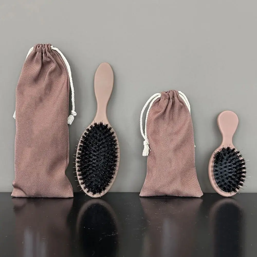 ARLANY Matte Boar Bristle Hair Extension Brush Kit Nylon Teeth Hair Brush Women Cushion Hairbrush Styling Smoothing Detangling