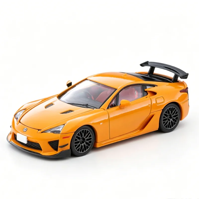 

In Stock TOMY TLV Simulation Collection Alloy Car Model Toys LEXUS LFA Orange White Anime Action Figure Model Gifts Toys