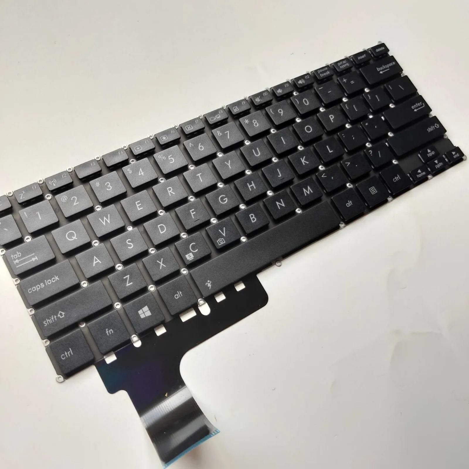 لوحة مفاتيح الكمبيوتر المحمول تخطيط الولايات المتحدة لـ Asus E201 E202 E202S E205 E202SA E202M E202MA X205 #5