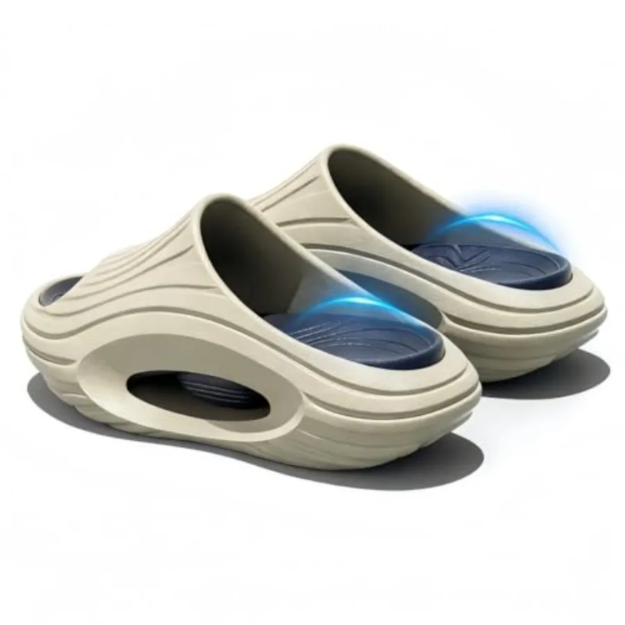 Sandalias Cloud Slides para Mujer y Hombre, Pantuflas Acolchadas con Soporte Profundo para el Talón, Plantilla Extraíble, Sandalias Deslizantes para Interiores y Exteriores