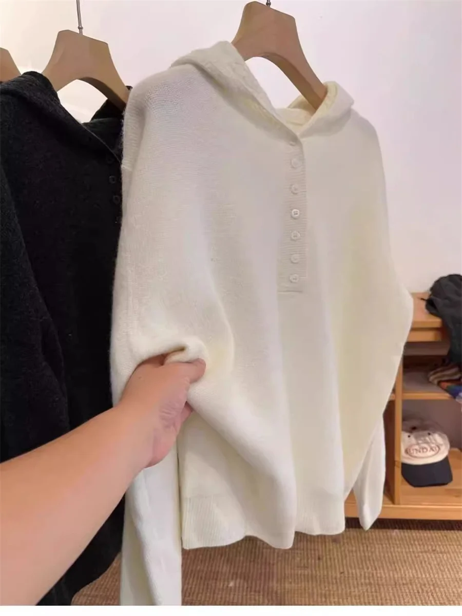 

Faionable Knitted Hat Sweater EU Sle Heavy Weight Flower Hook Design Men Women Spring Autumn Matched Sli Trendy Commu...